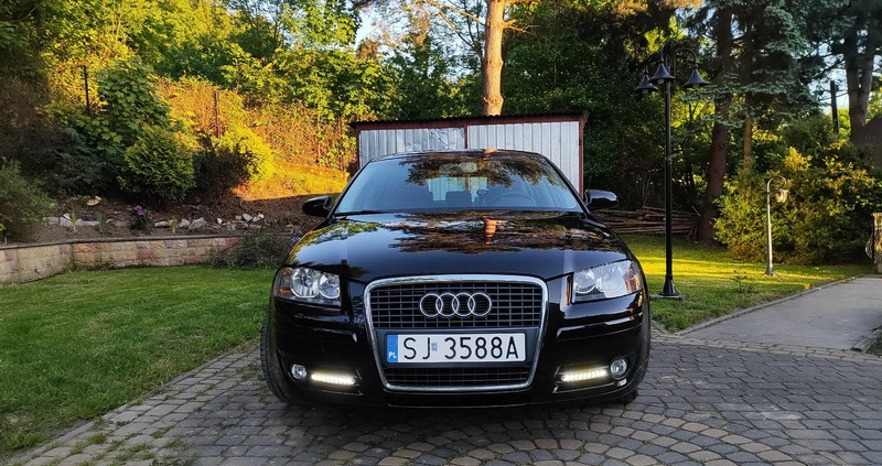 Audi A3 cena 22900 przebieg: 179833, rok produkcji 2007 z Myślenice małe 379